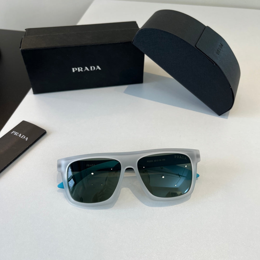 Prada Polarized Fashion Silver Lens Sunglasses for Men - 358433 - detail image 4