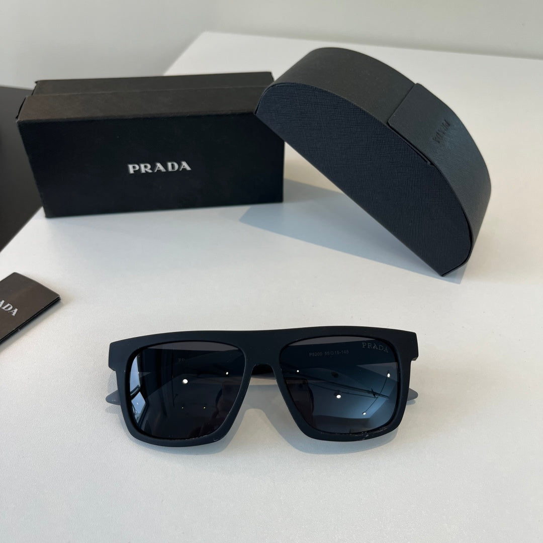 Prada Polarized Fashion Black Lens Sunglasses for Men - 358434 - detail image 4