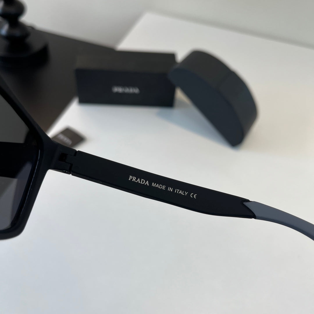 Prada Polarized Fashion Black Lens Sunglasses for Men - 358434 - detail image 10