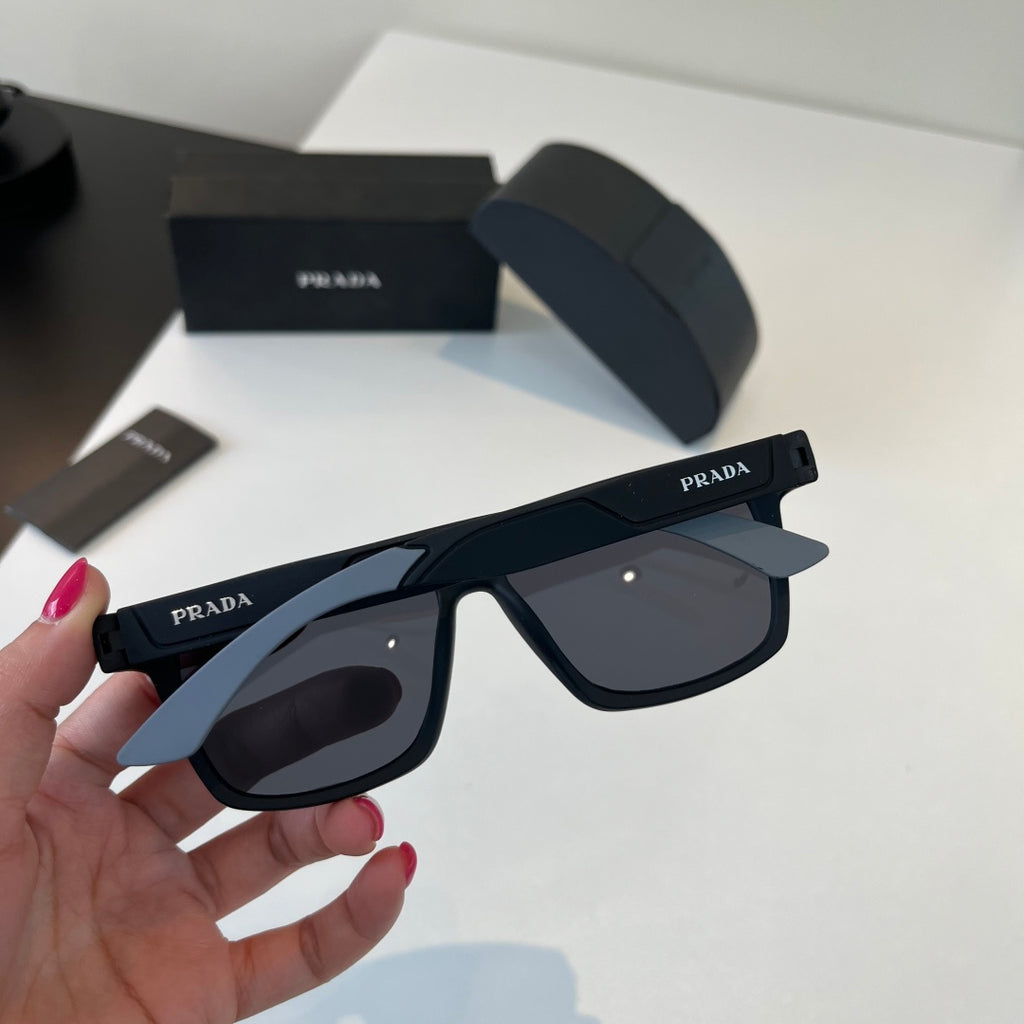 Prada Polarized Fashion Black Lens Sunglasses for Men - 358434 - detail image 8