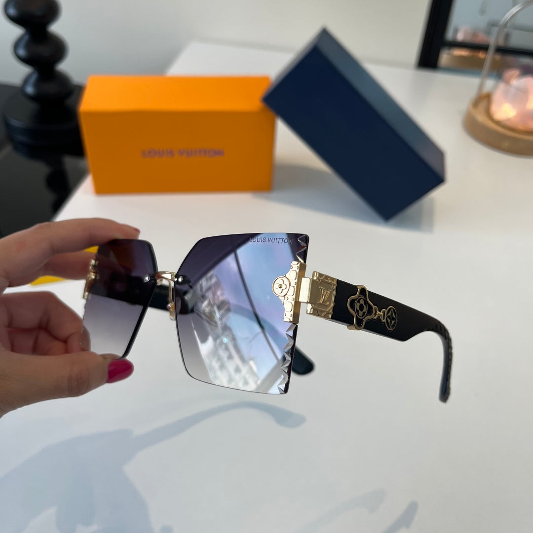 Louis Vuitton Fashion Silver Lens Sunglasses for Women - 357576 - detail image 4