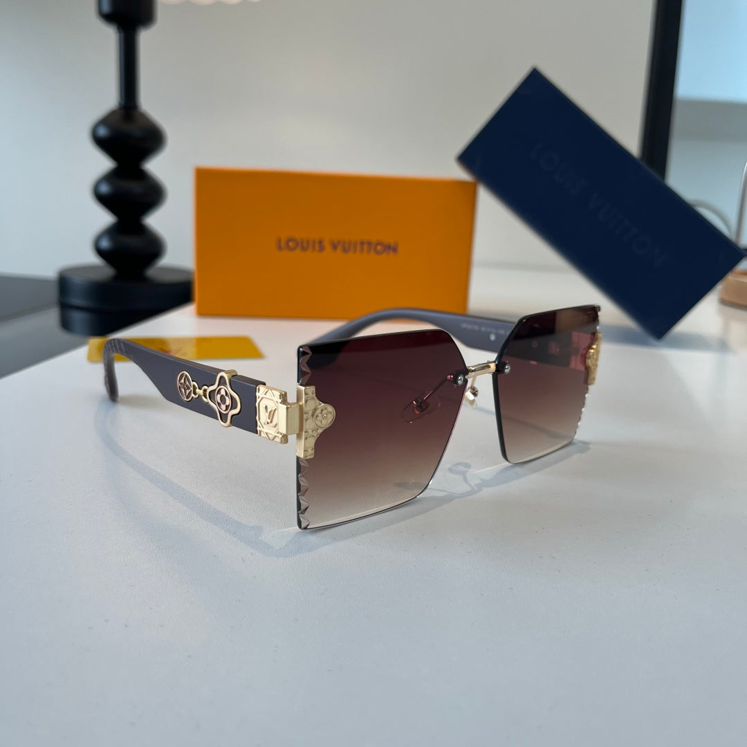Louis Vuitton Fashion Red Lens Sunglasses for Women - 357577
