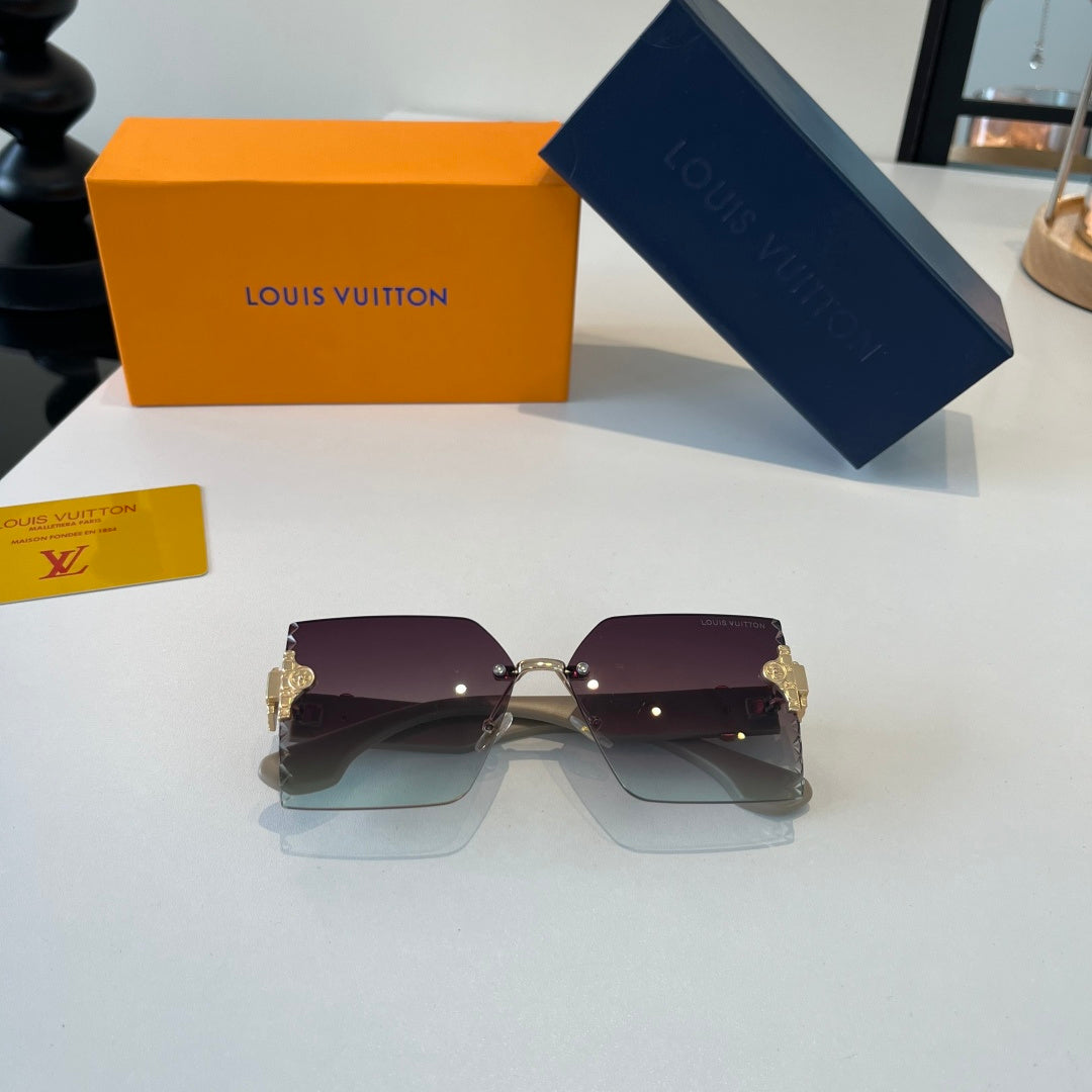 Louis Vuitton Fashion Silver Lens Sunglasses for Women - 398071 - detail image 4