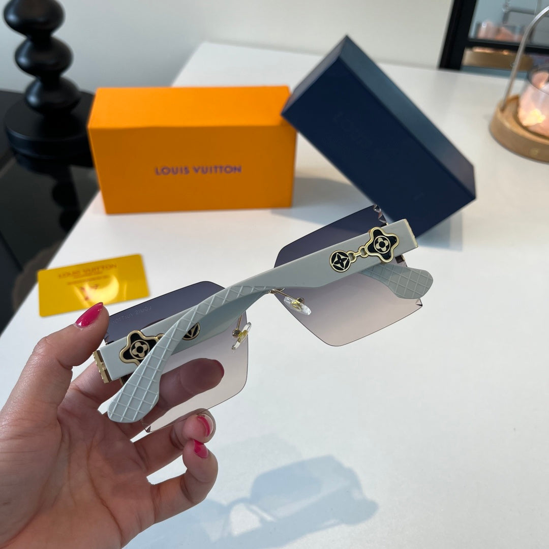 Louis Vuitton Fashion Silver Lens Sunglasses for Women - 357579 - detail image 8