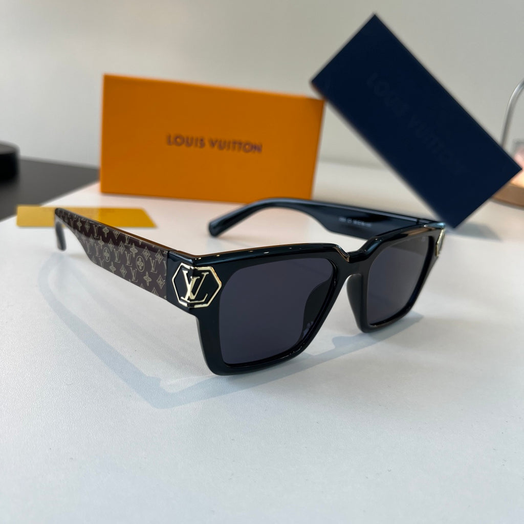 Louis Vuitton Fashion Black Lens Sunglasses for Men & Women - 398083