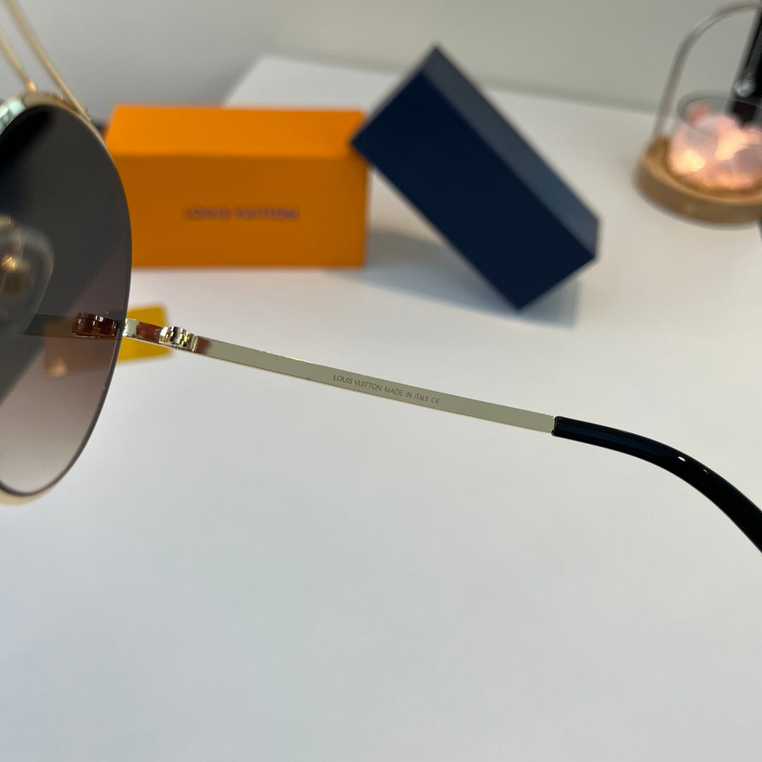 Louis Vuitton Metal Aviator Silver Lens Sunglasses for Men & Women - 398054 - detail image 10