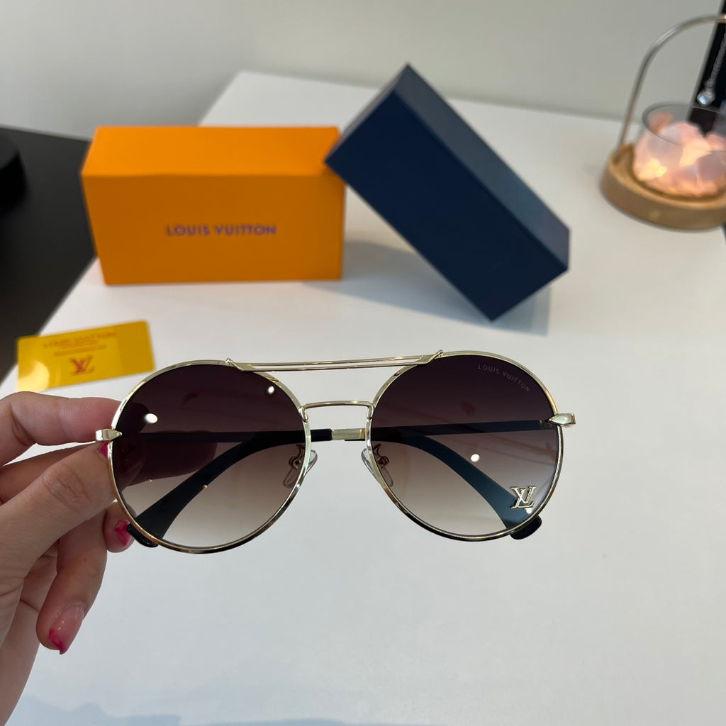 Louis Vuitton Metal Aviator Silver Lens Sunglasses for Men & Women - 357596 - detail image 6