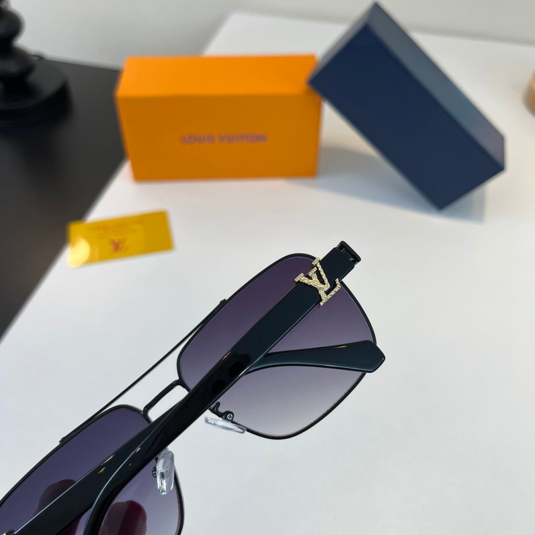 Louis Vuitton Metal Aviator Silver Lens Sunglasses for Men & Women - 357597 - detail image 7