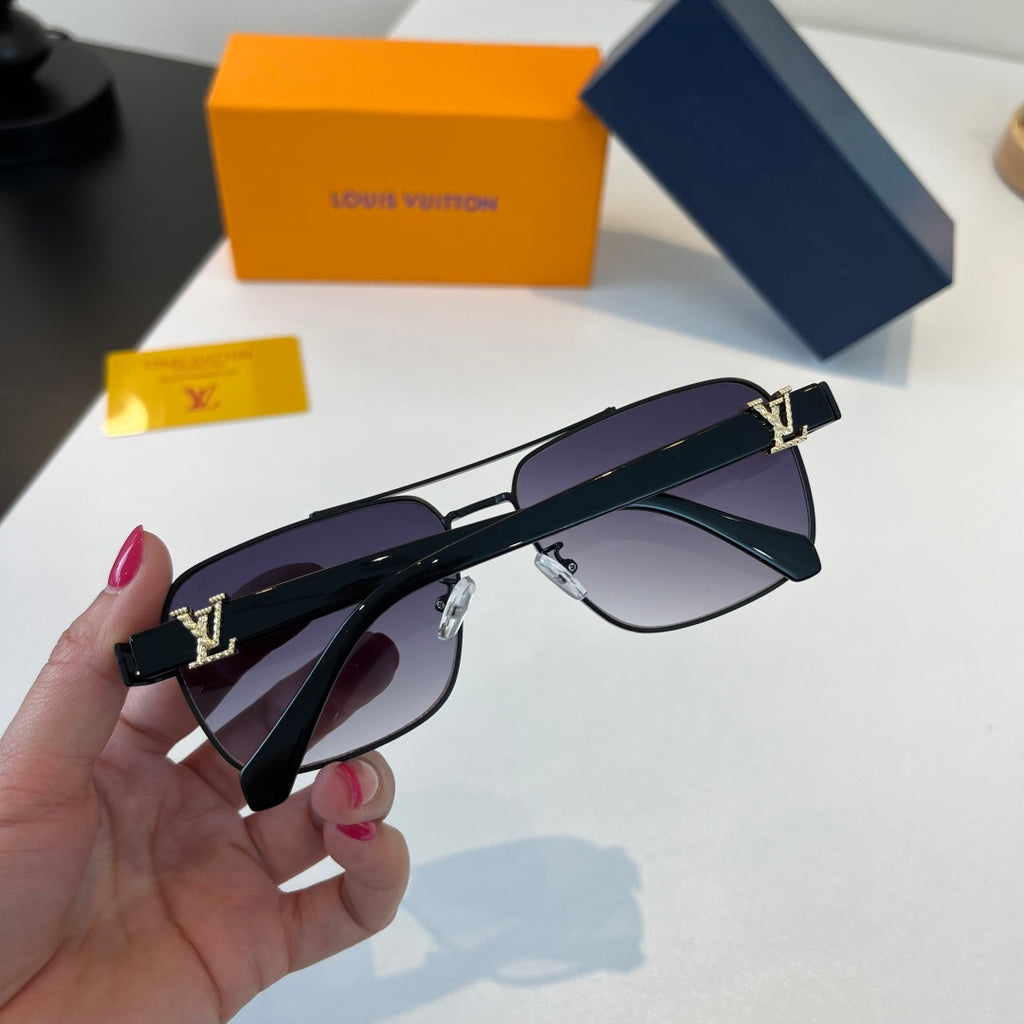 Louis Vuitton Metal Aviator Silver Lens Sunglasses for Men & Women - 398055 - detail image 8