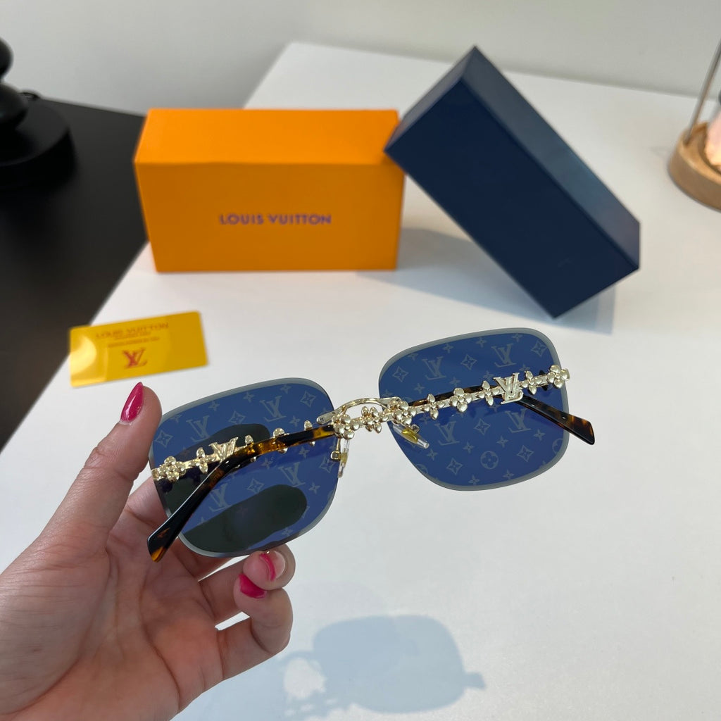 Louis Vuitton Fashion Silver Lens Sunglasses for Men & Women - 357601 - detail image 8