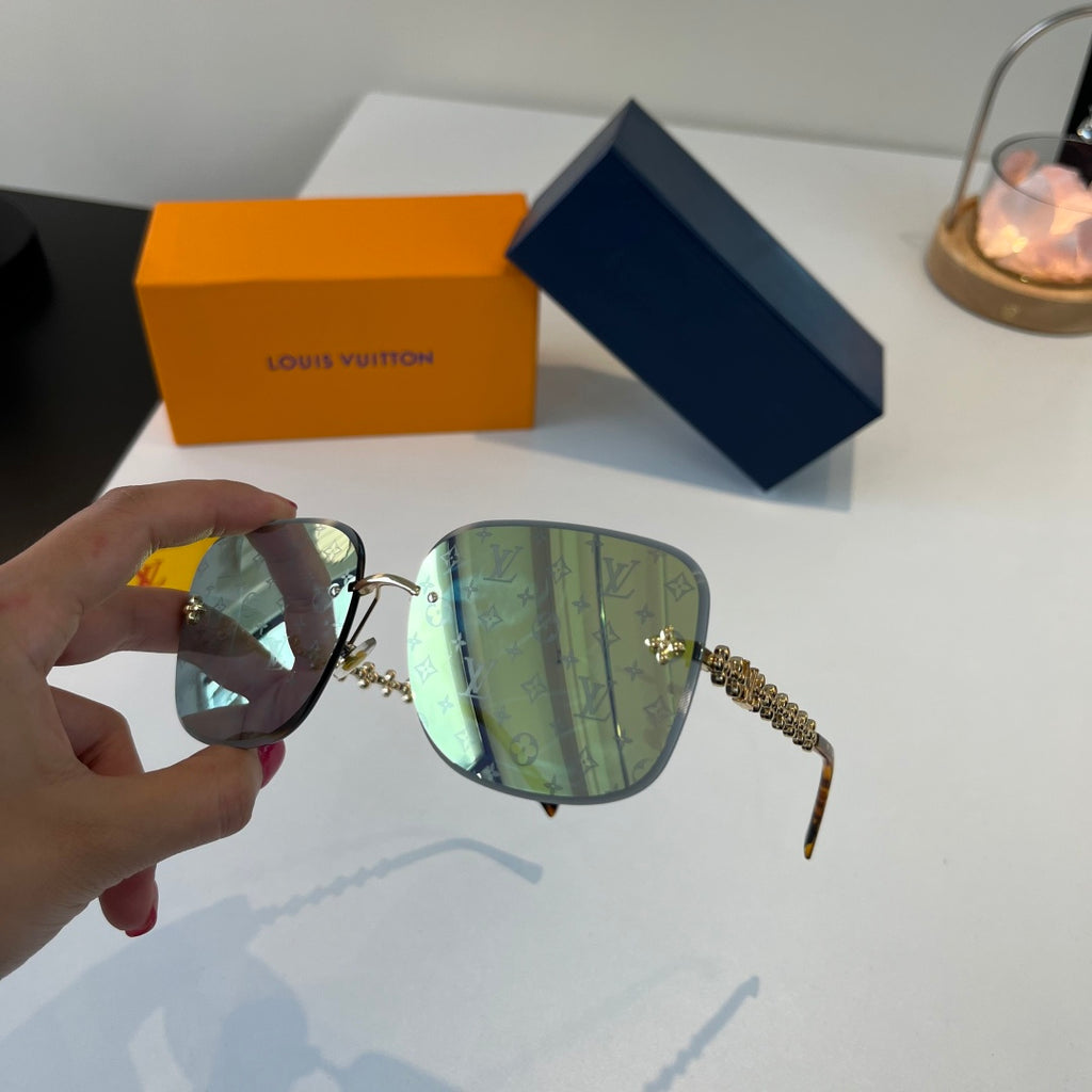 Louis Vuitton Fashion Silver Lens Sunglasses for Men & Women - 357601 - detail image 4