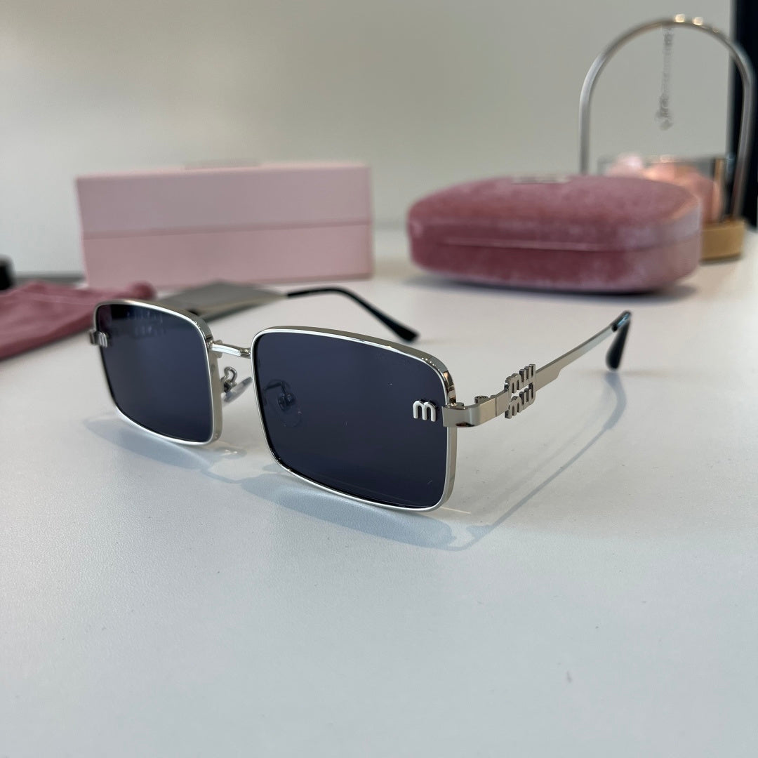 Miu Miu Metal Fashion Blue Lens Sunglasses for Men & Women - 399216 - detail image 3