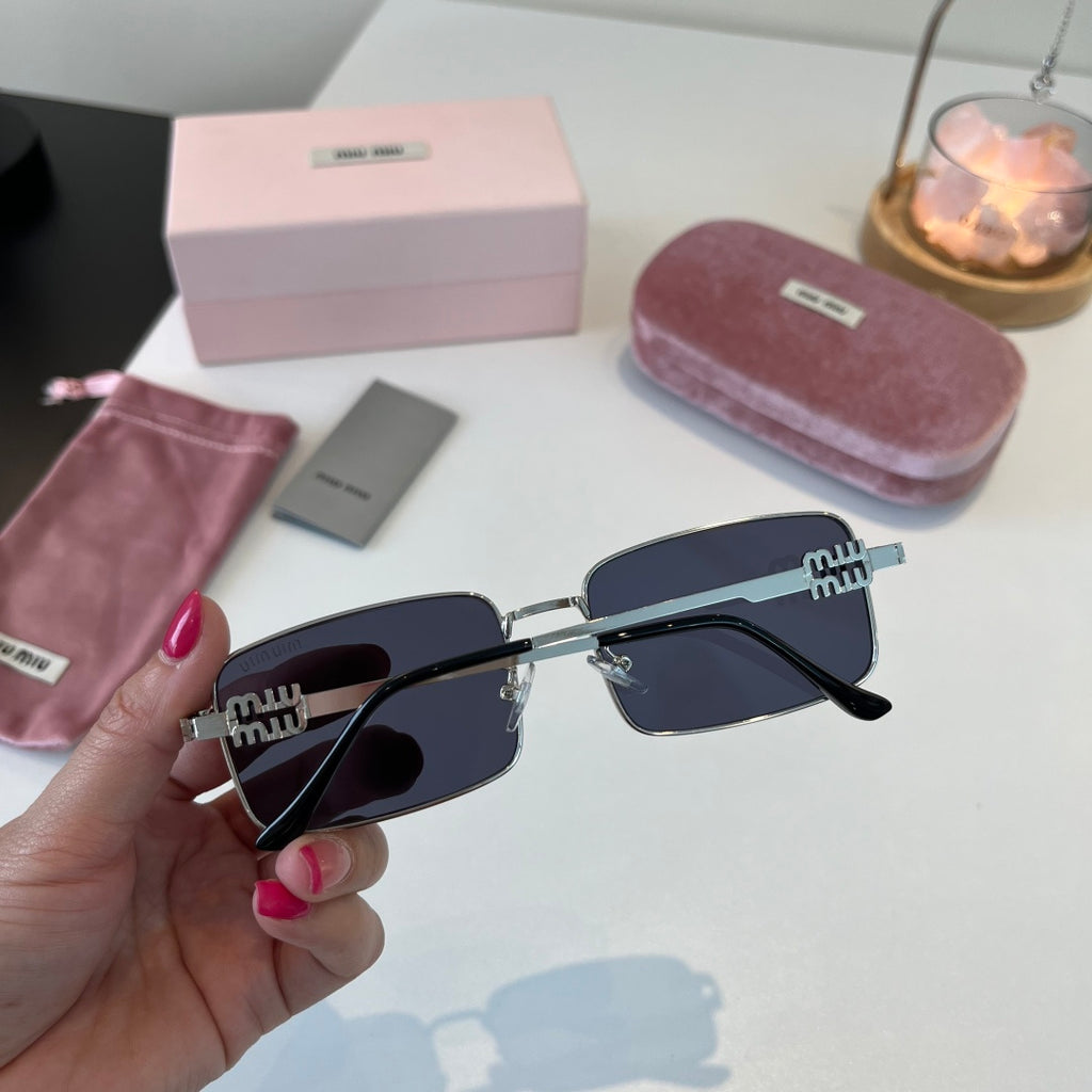 Miu Miu Metal Fashion Blue Lens Sunglasses for Men & Women - 487699 - detail image 8