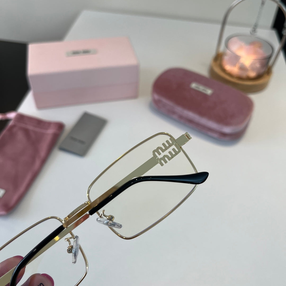 Miu Miu Metal Fashion Silver Lens Sunglasses for Men & Women - 487700 - detail image 8