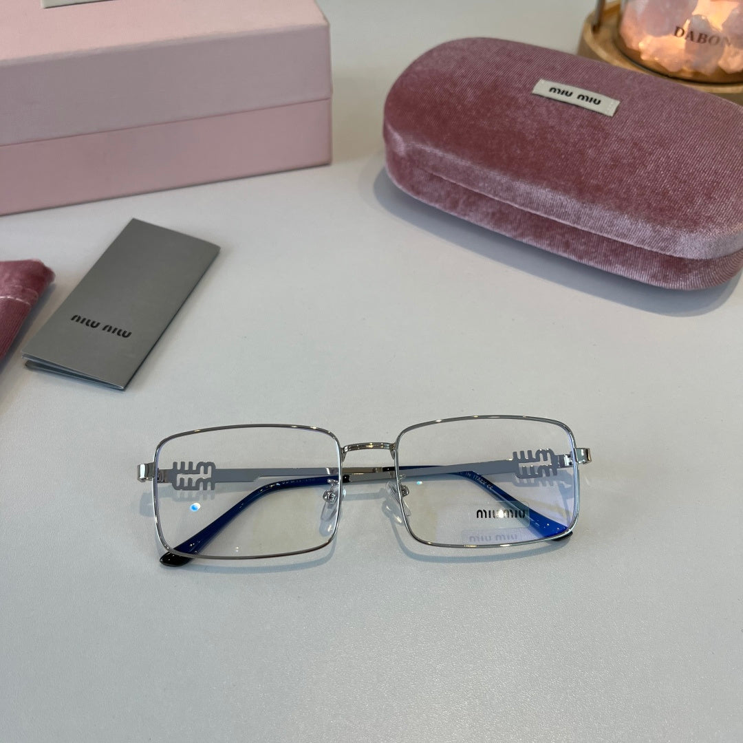 Miu Miu Metal Fashion Silver Lens Sunglasses for Men & Women - 487701 - detail image 4