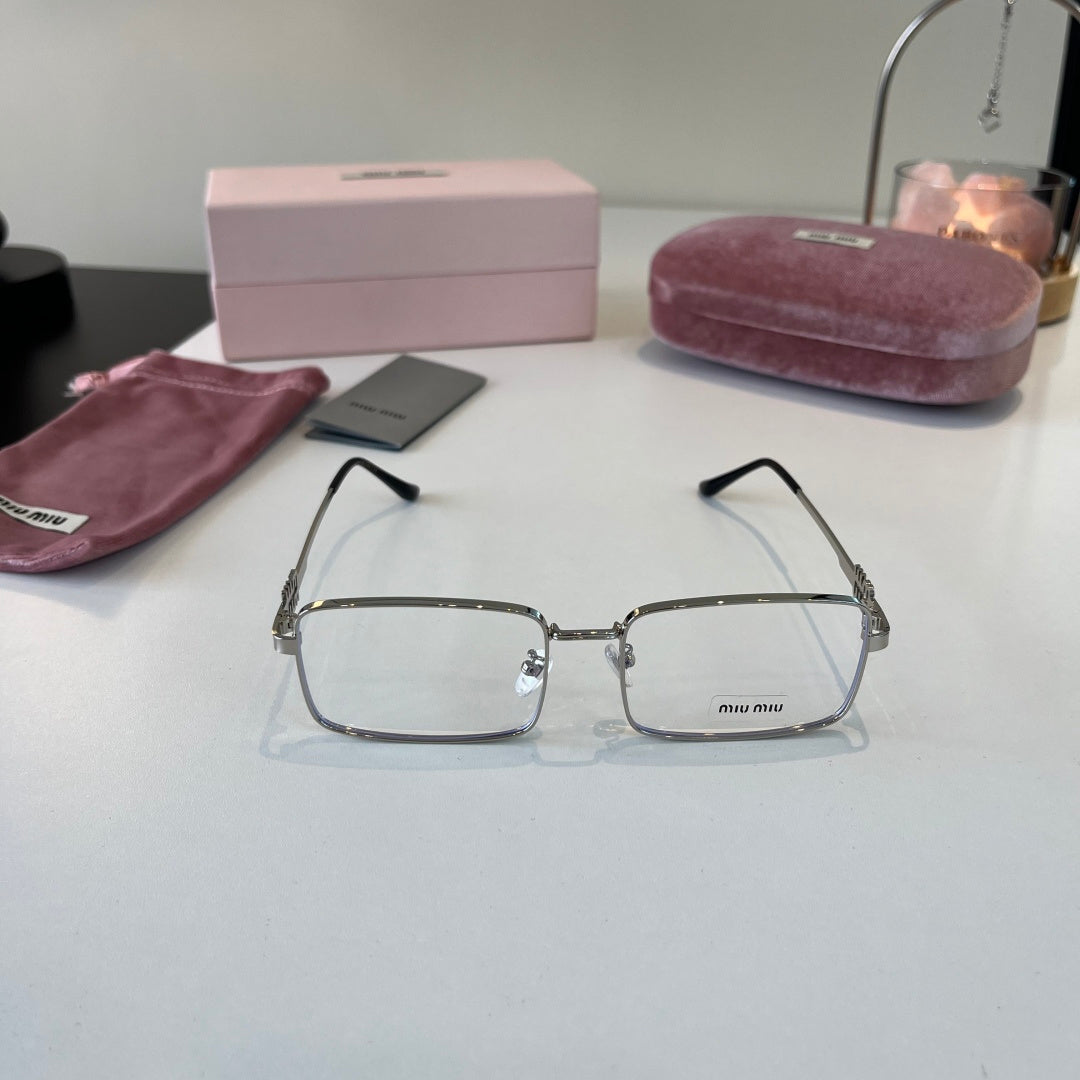 Miu Miu Metal Fashion Silver Lens Sunglasses for Men & Women - 487701 - detail image 2