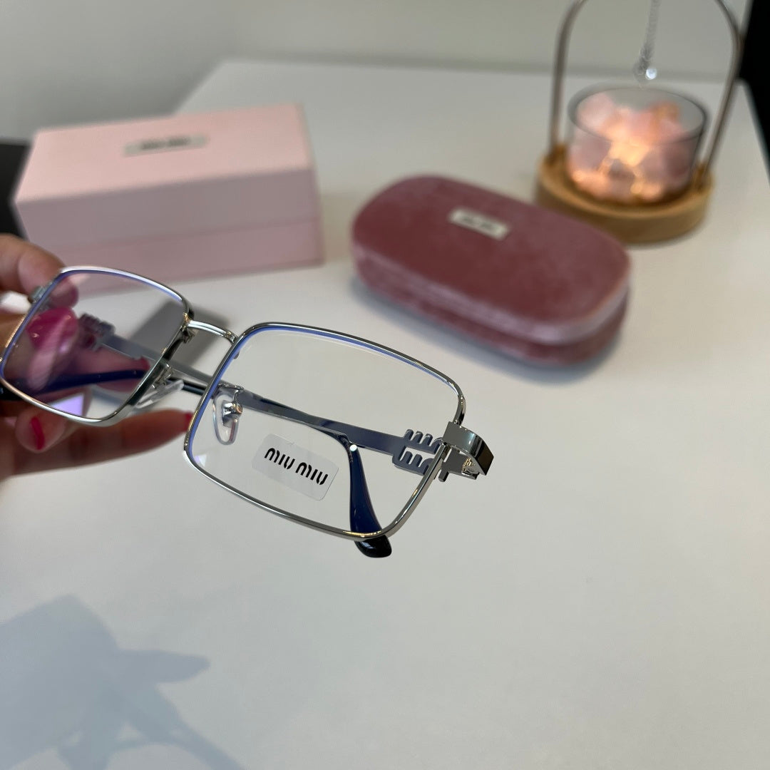 Miu Miu Metal Fashion Silver Lens Sunglasses for Men & Women - 487701 - detail image 6