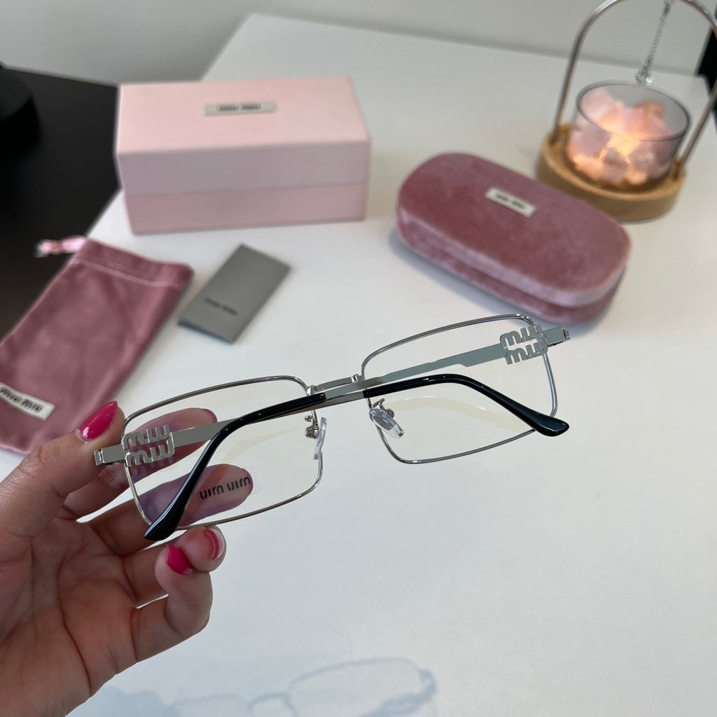 Miu Miu Metal Fashion Silver Lens Sunglasses for Men & Women - 487701 - detail image 8