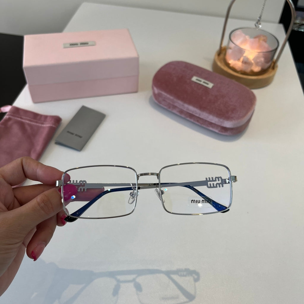 Miu Miu Metal Fashion Silver Lens Sunglasses for Men & Women - 399218 - detail image 5