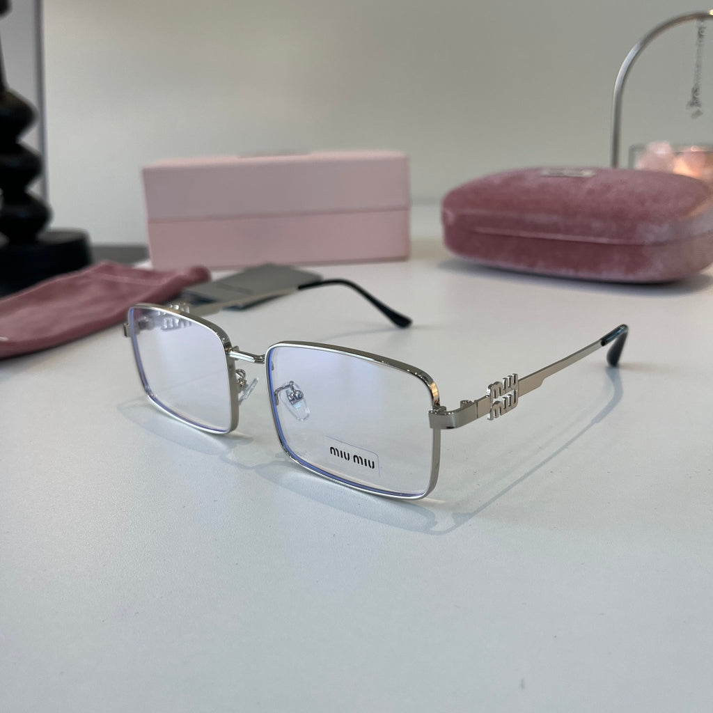 Miu Miu Metal Fashion Silver Lens Sunglasses for Men & Women - 399218 - detail image 3