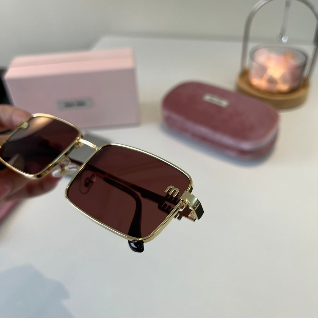Miu Miu Metal Fashion Red Lens Sunglasses for Men & Women - 487702 - detail image 6