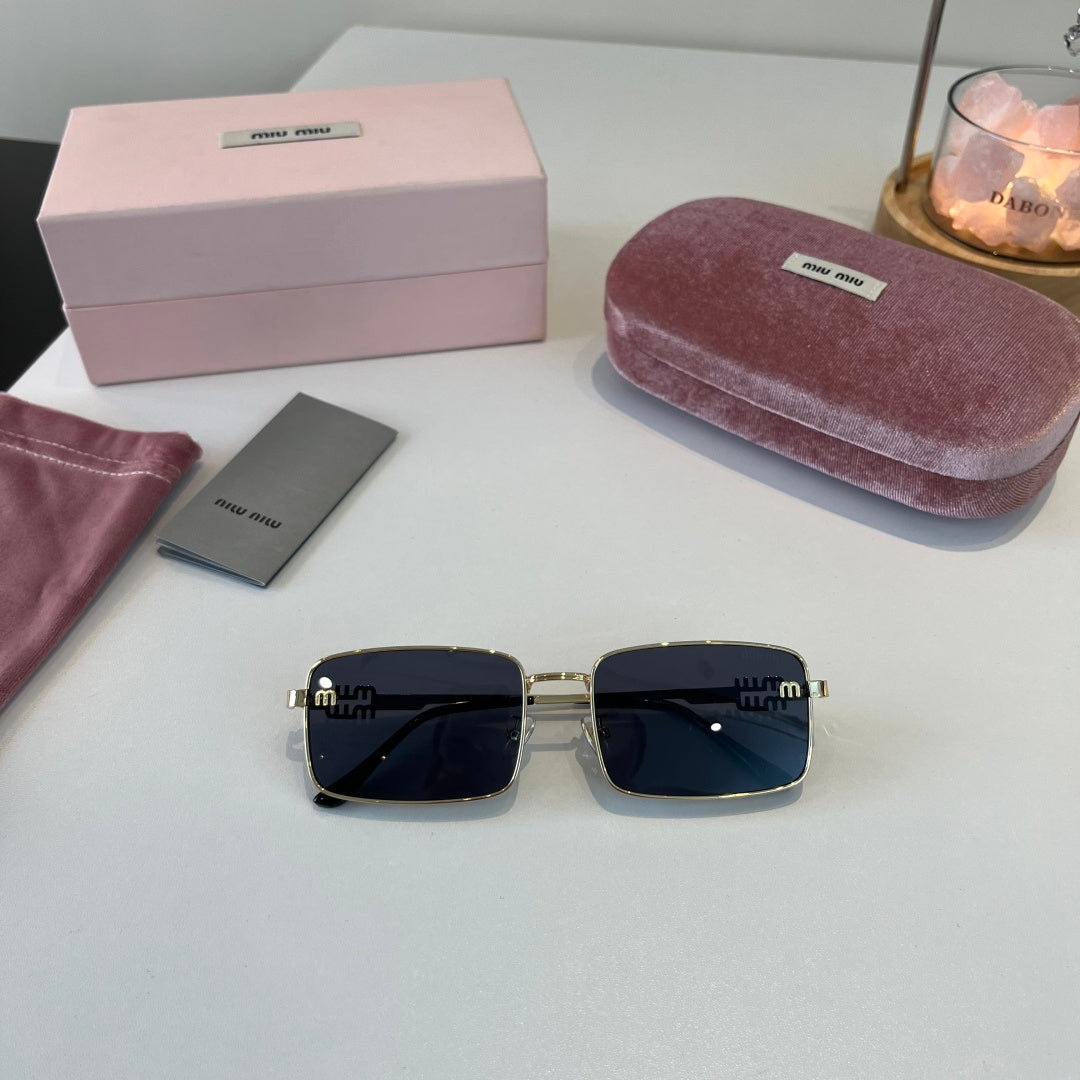Miu Miu Metal Fashion Blue Lens Sunglasses for Men & Women - 449716 - detail image 4