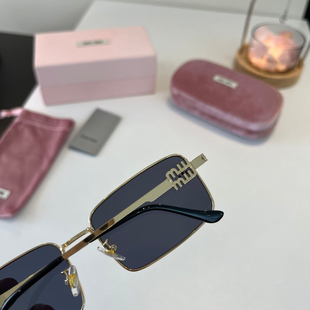 Miu Miu Metal Fashion Blue Lens Sunglasses for Men & Women - 449716 - detail image 7