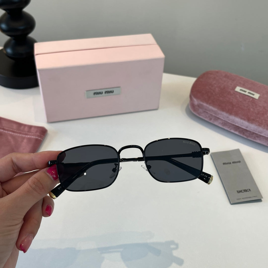 Miu Miu Metal Fashion Silver Lens Sunglasses for Men & Women - 487709 - detail image 5