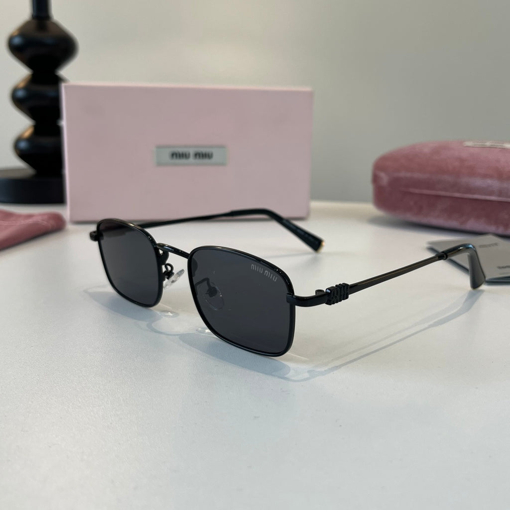 Miu Miu Metal Fashion Silver Lens Sunglasses for Men & Women - 487709 - detail image 3