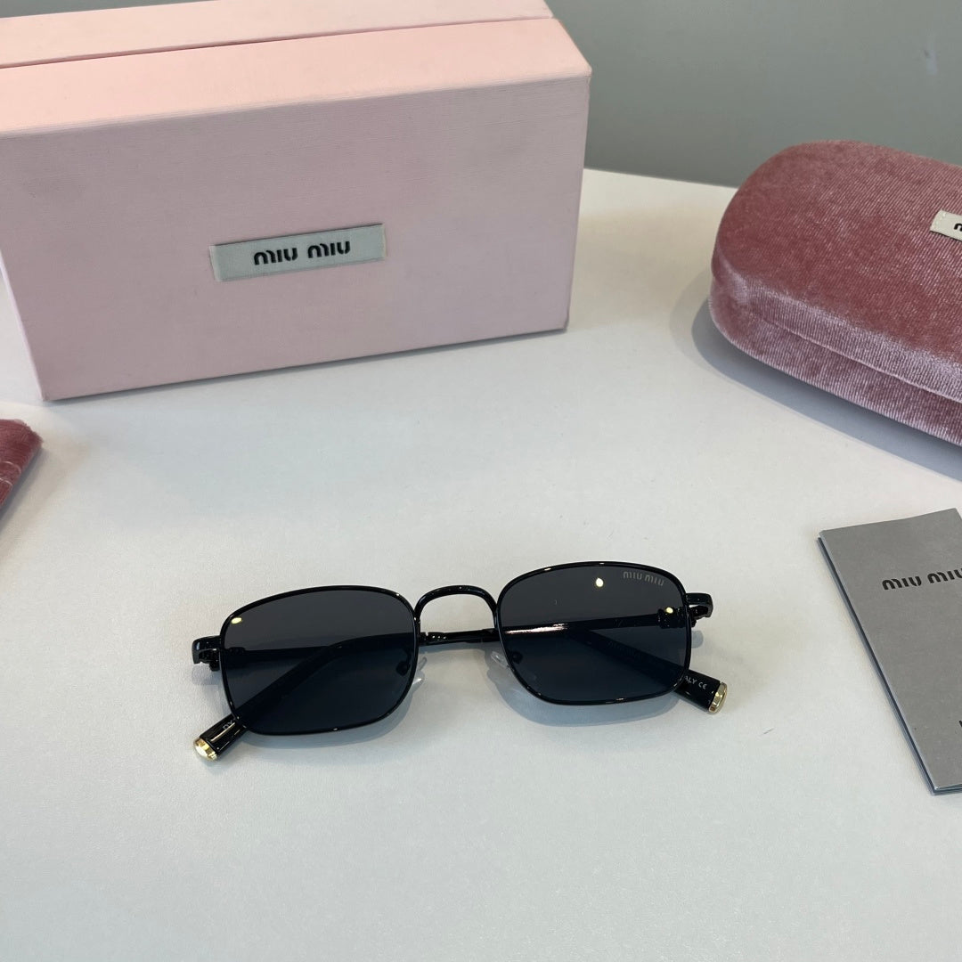 Miu Miu Metal Fashion Silver Lens Sunglasses for Men & Women - 487709 - detail image 4