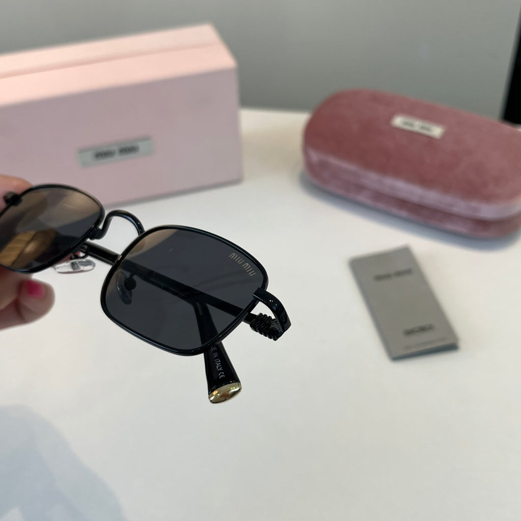 Miu Miu Metal Fashion Silver Lens Sunglasses for Men & Women - 449761 - detail image 6