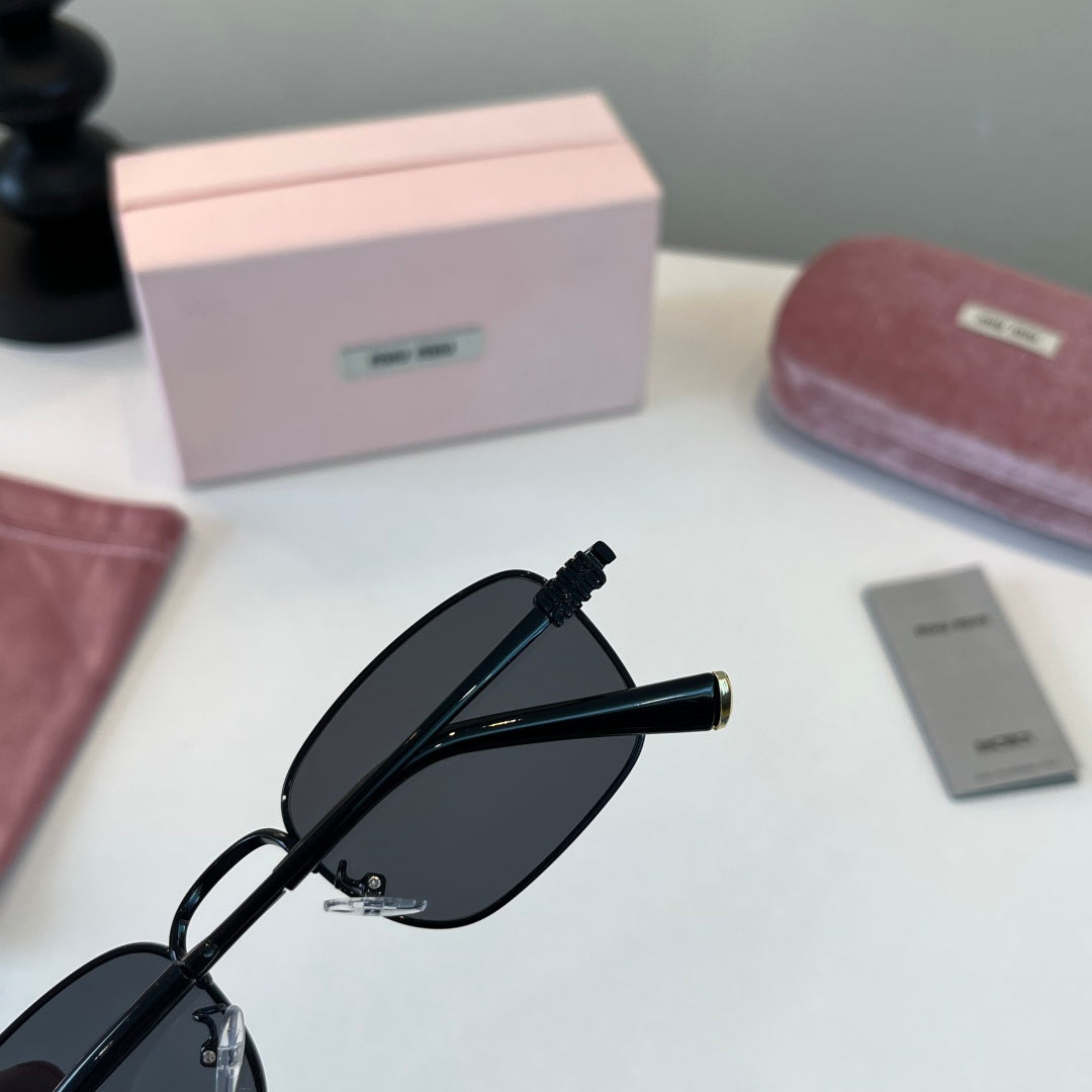 Miu Miu Metal Fashion Silver Lens Sunglasses for Men & Women - 487709 - detail image 7