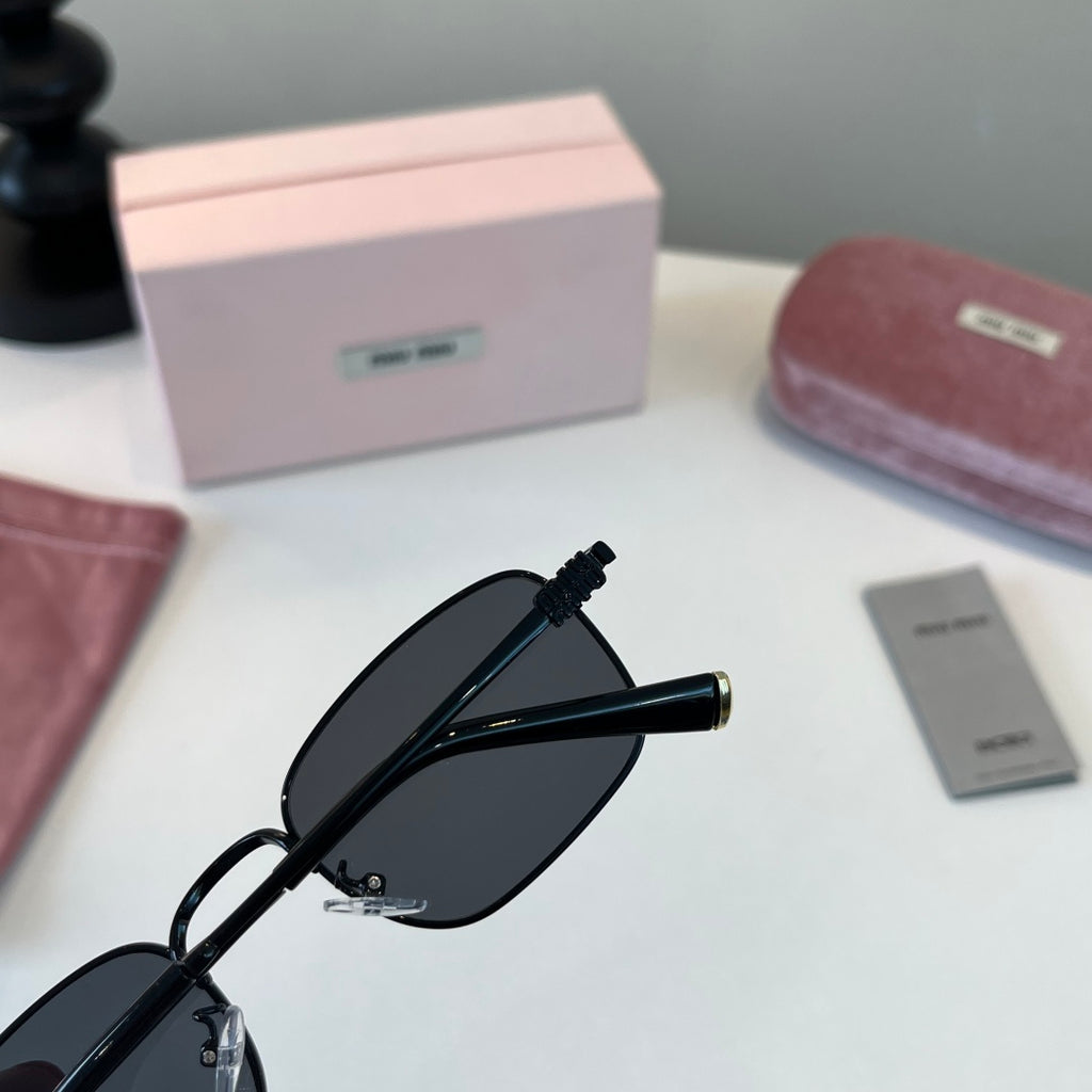 Miu Miu Metal Fashion Silver Lens Sunglasses for Men & Women - 399220 - detail image 7
