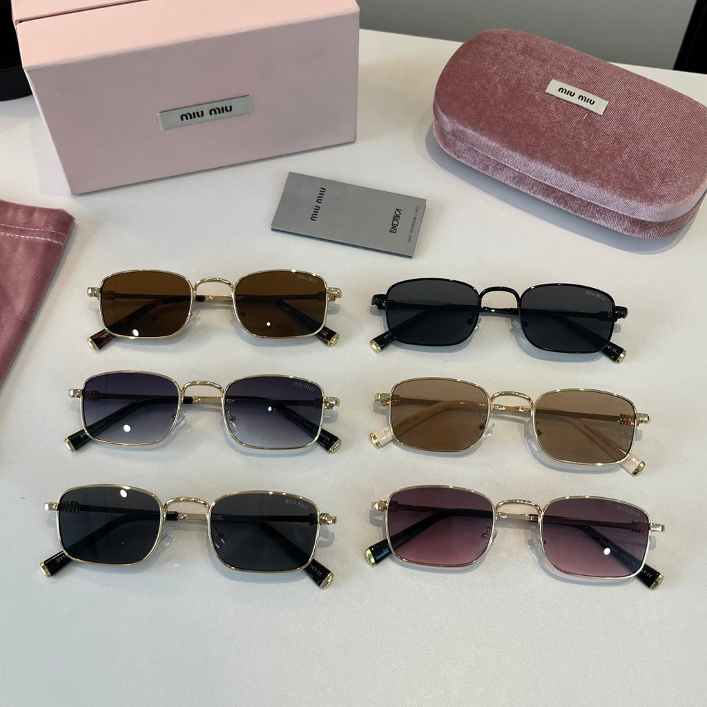Miu Miu Metal Fashion Silver Lens Sunglasses for Men & Women - 487714 - detail image 11