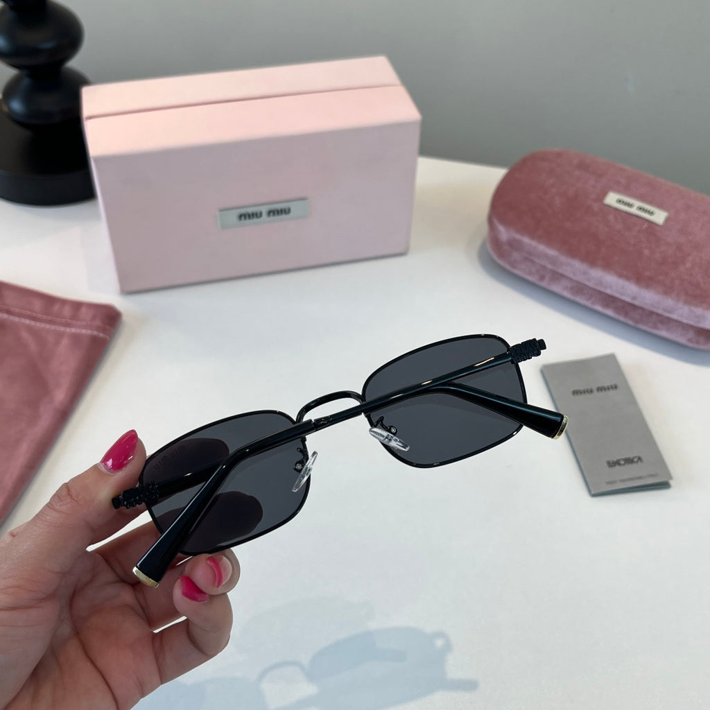 Miu Miu Metal Fashion Silver Lens Sunglasses for Men & Women - 399220 - detail image 8