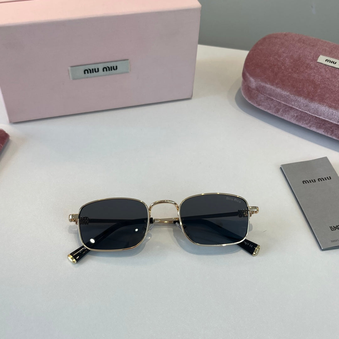 Miu Miu Metal Fashion Silver Lens Sunglasses for Men & Women - 487710 - detail image 4