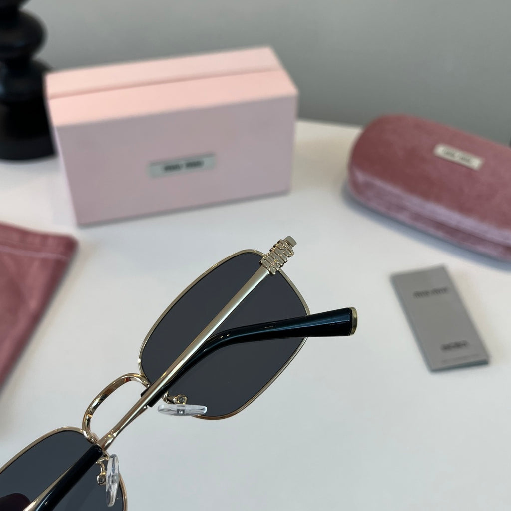 Miu Miu Metal Fashion Silver Lens Sunglasses for Men & Women - 487710 - detail image 7