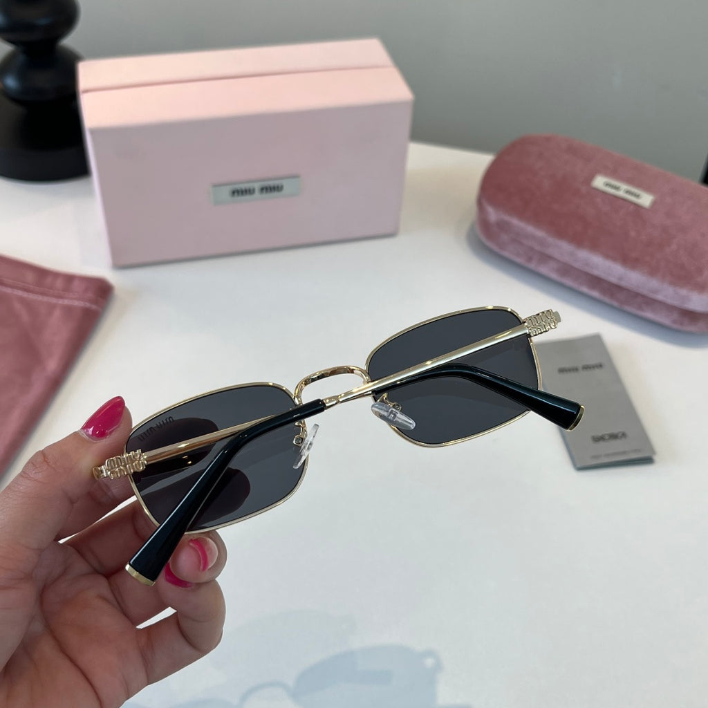 Miu Miu Metal Fashion Silver Lens Sunglasses for Men & Women - 487710 - detail image 8