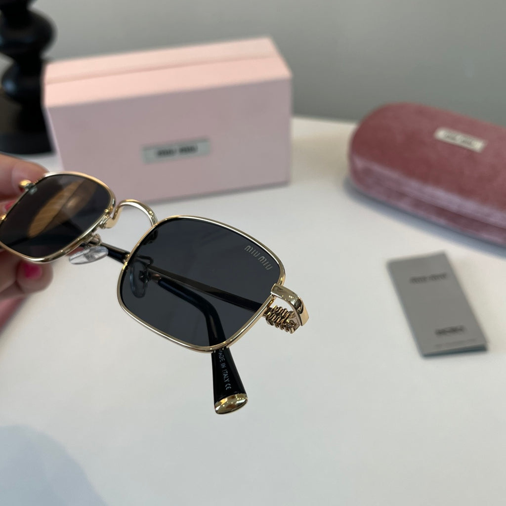 Miu Miu Metal Fashion Silver Lens Sunglasses for Men & Women - 487710 - detail image 6