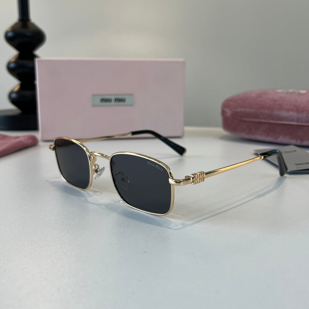 Miu Miu Metal Fashion Silver Lens Sunglasses for Men & Women - 487710 - detail image 3