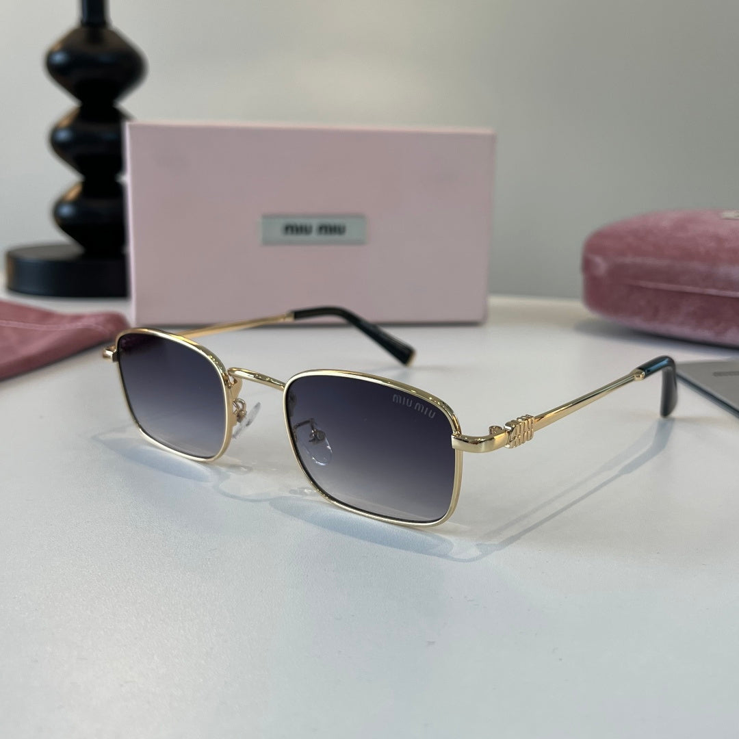 Miu Miu Metal Fashion Silver Lens Sunglasses for Men & Women - 399223 - detail image 3