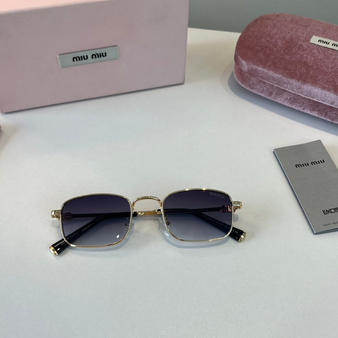 Miu Miu Metal Fashion Silver Lens Sunglasses for Men & Women - 487712 - detail image 4