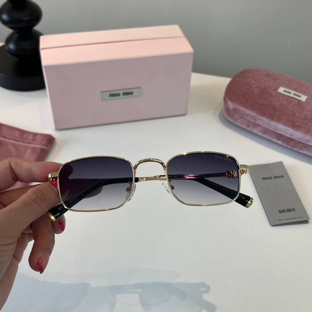 Miu Miu Metal Fashion Silver Lens Sunglasses for Men & Women - 487712 - detail image 5