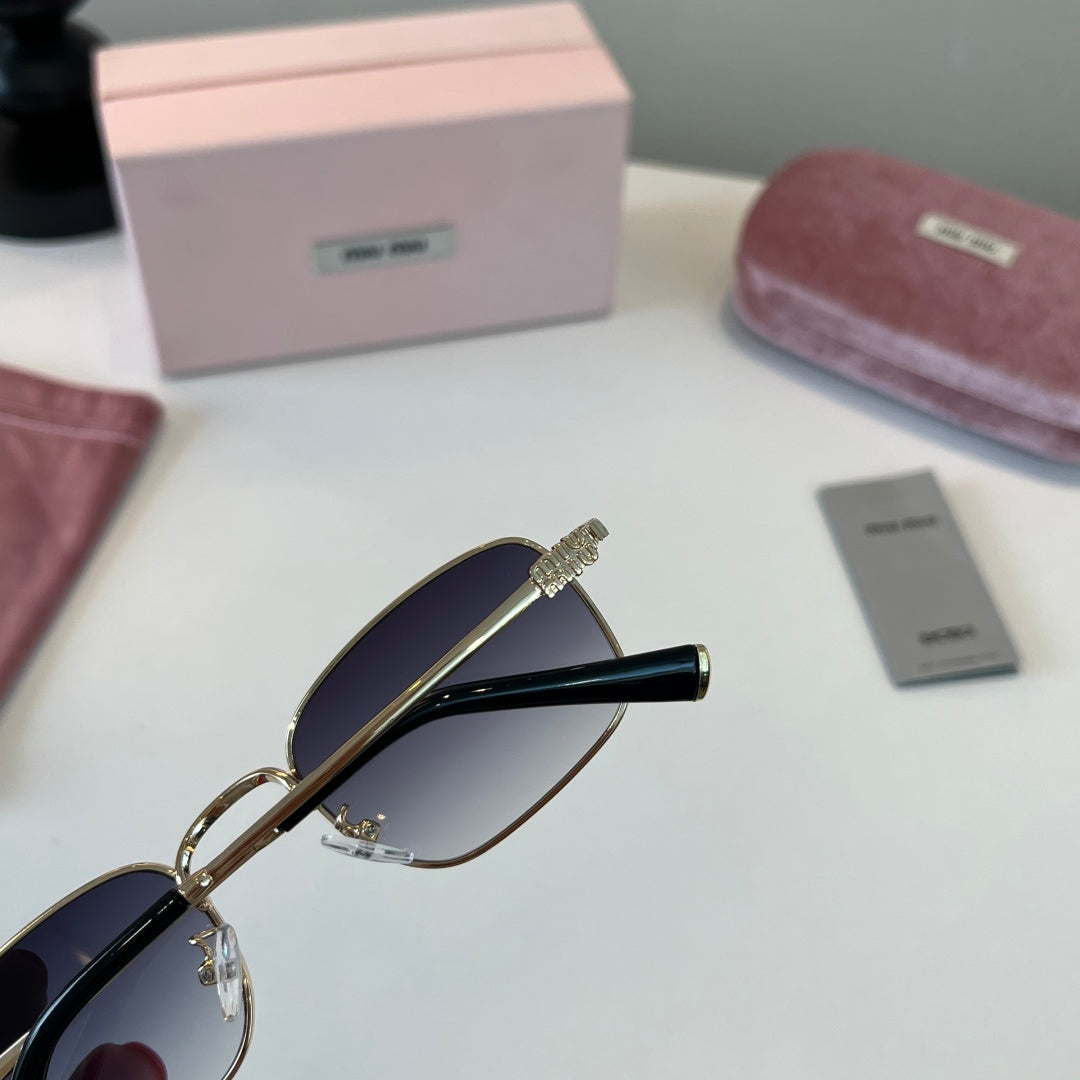 Miu Miu Metal Fashion Silver Lens Sunglasses for Men & Women - 487712 - detail image 7