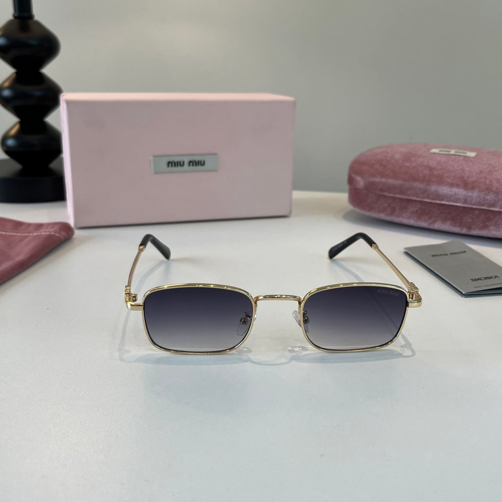 Miu Miu Metal Fashion Silver Lens Sunglasses for Men & Women - 487712 - detail image 2