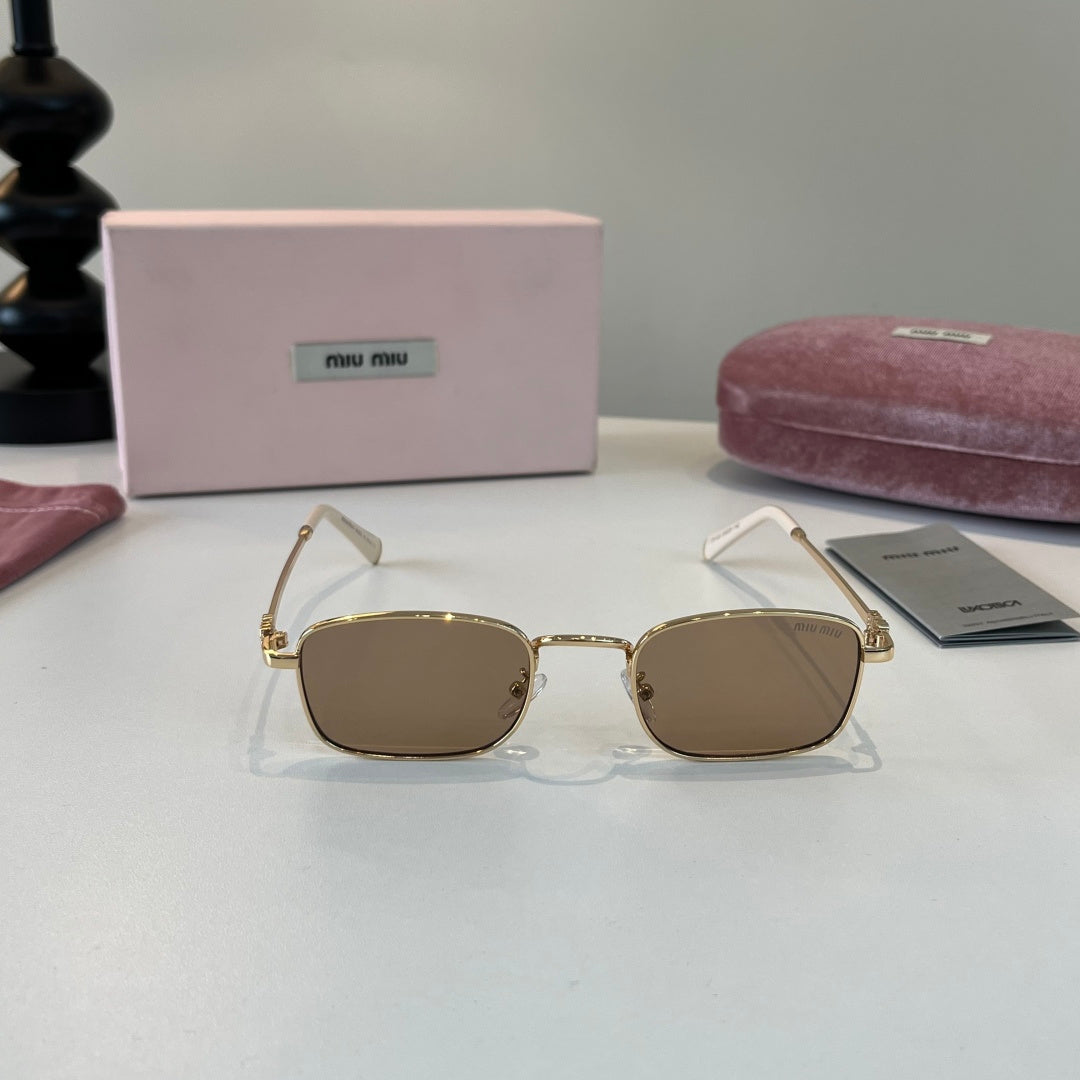Miu Miu Metal Fashion Brown Lens Sunglasses for Men & Women - 449765 - detail image 2