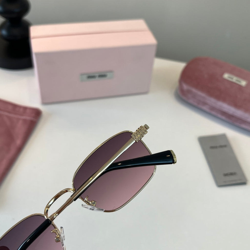 Miu Miu Metal Fashion Silver Lens Sunglasses for Men & Women - 487714 - detail image 7