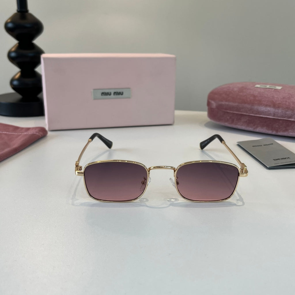 Miu Miu Metal Fashion Silver Lens Sunglasses for Men & Women - 487714 - detail image 2