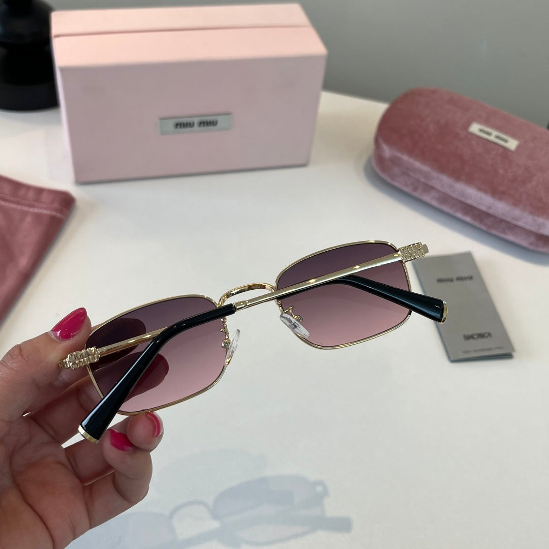 Miu Miu Metal Fashion Silver Lens Sunglasses for Men & Women - 487714 - detail image 8
