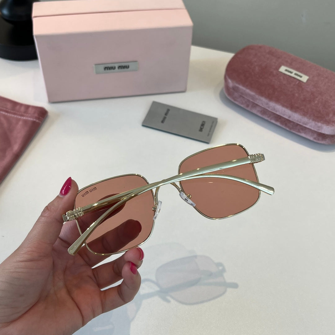 Miu Miu Metal Fashion Red Lens Sunglasses for Men & Women - 449767 - detail image 9